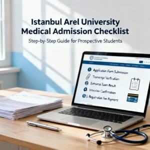 Istanbul Arel University medical faculty admission complete checklist
