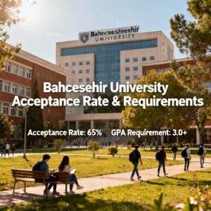Bahçeşehir University acceptance rate requirements explained