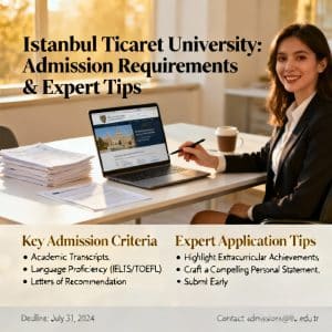 Istanbul Ticaret University admission requirements expert tips