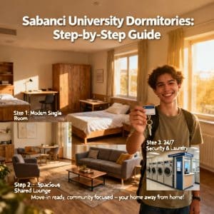 Sabancı University dormitories guide step by step