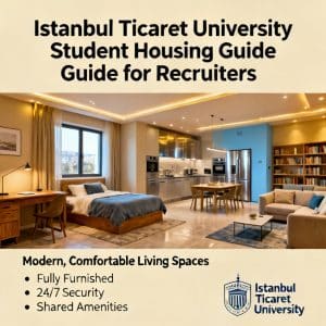 Istanbul Ticaret University student housing for foreigners