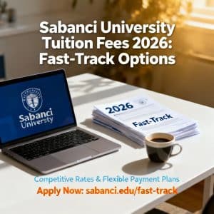 Sabancı University tuition fees 2026 fast-track options