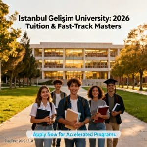 Istanbul Gelişim University tuition fees 2026 fast-track options