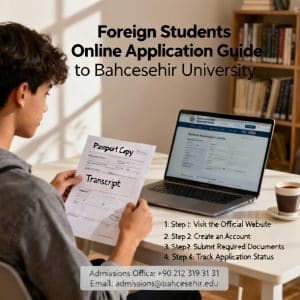 Bahçeşehir University how to apply online for foreigners