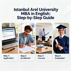 Istanbul Arel University MBA in English step by step
