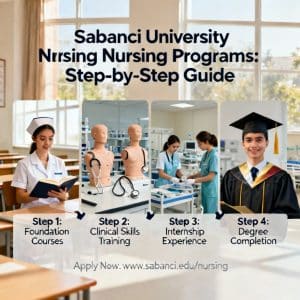 Sabancı University nursing programs step by step