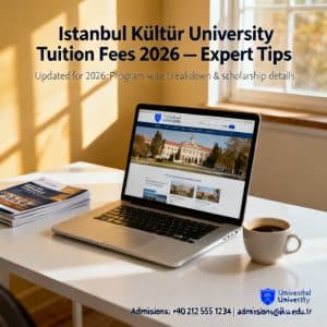 Istanbul Kültür University tuition fees 2026 expert tips