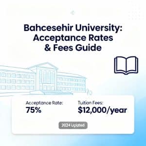 Bahçeşehir University acceptance rate fees breakdown