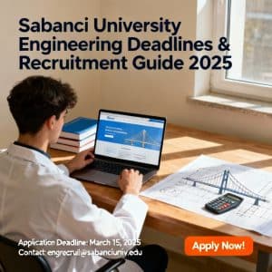 Sabancı University engineering programs updated deadlines