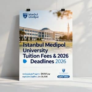 İstanbul Medipol University tuition fees 2026 updated deadlines