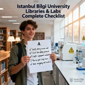 Istanbul Bilgi University libraries and labs complete checklist