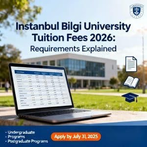 Istanbul Bilgi University tuition fees 2026 requirements explained