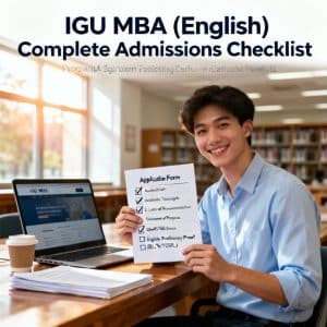 Istanbul Gelişim University MBA in English complete checklist