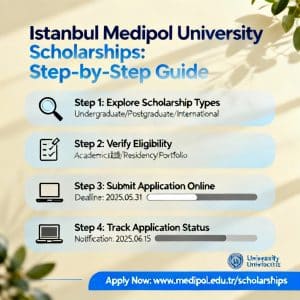 İstanbul Medipol University scholarships for international students step by step