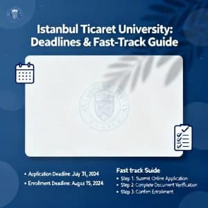 Istanbul Ticaret University application deadlines fast-track options