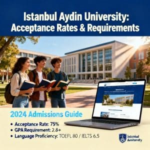Istanbul Aydın University acceptance rate requirements explained