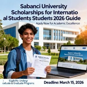 Sabancı University scholarships for international students 2026 guide