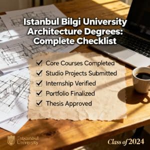 Istanbul Bilgi University architecture degrees complete checklist