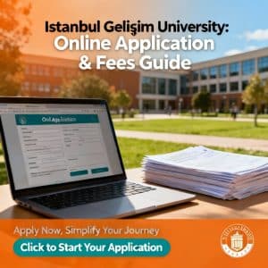 Istanbul Gelişim University how to apply online fees breakdown