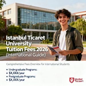 Istanbul Ticaret University tuition fees 2026 for foreigners