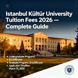 Istanbul Kültür University tuition fees 2026 2026 guide