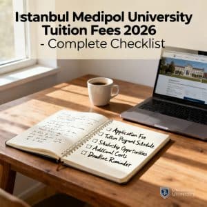 İstanbul Medipol University tuition fees 2026 complete checklist