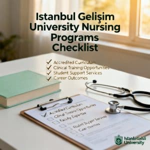 Istanbul Gelişim University nursing programs complete checklist