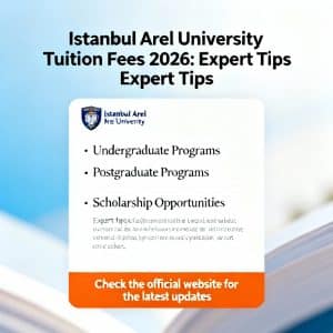 Istanbul Arel University tuition fees 2026 expert tips