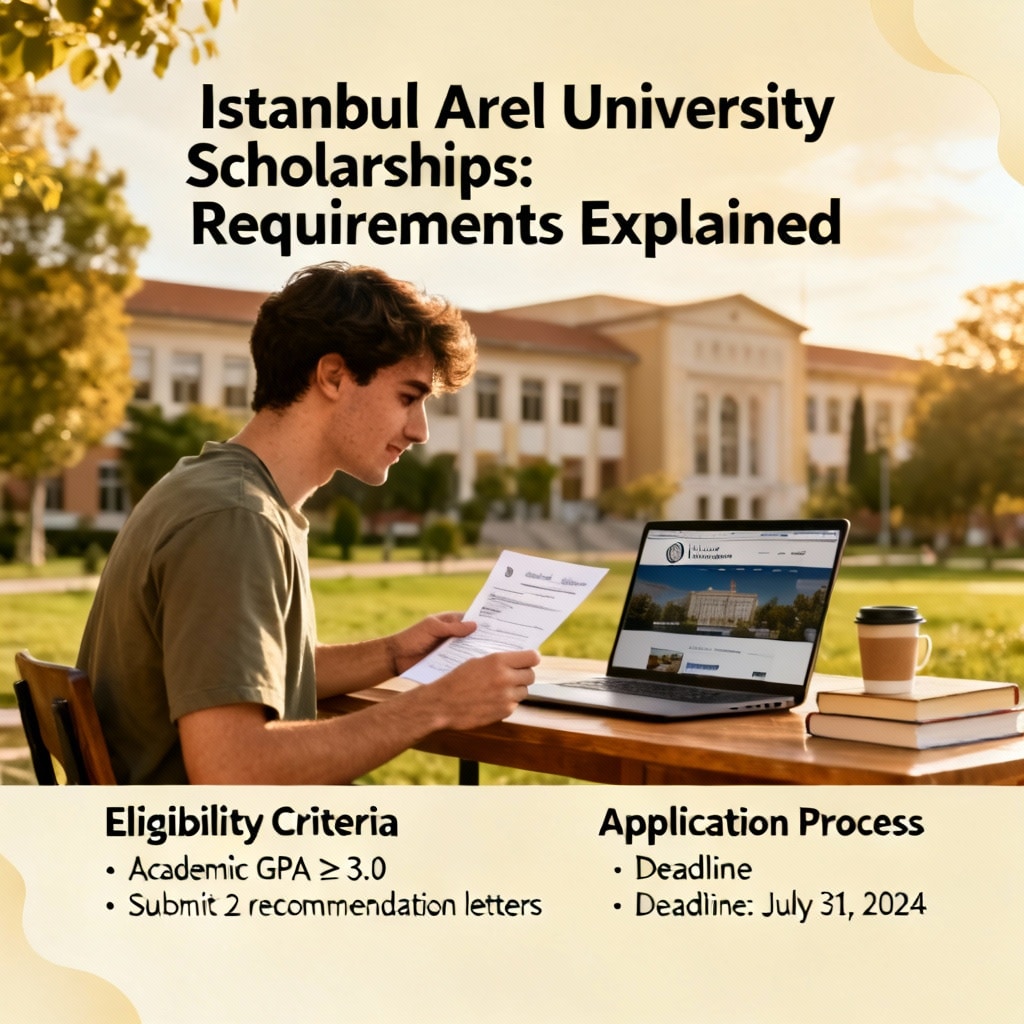 Istanbul Arel Uniwersitetiniň Stipendialary: Talaplar Beýany