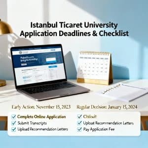 Istanbul Ticaret University application deadlines complete checklist