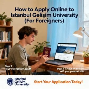 Istanbul Gelişim University how to apply online for foreigners