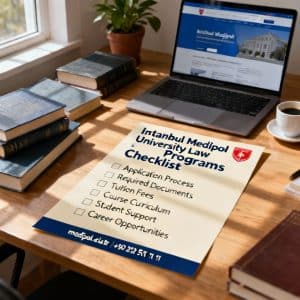 İstanbul Medipol University law programs complete checklist