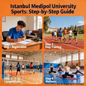 İstanbul Medipol University sports facilities step by step