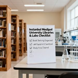 İstanbul Medipol University libraries and labs complete checklist