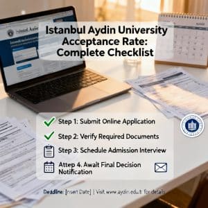 Istanbul Aydın University acceptance rate complete checklist