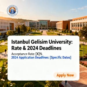 Istanbul Gelişim University acceptance rate updated deadlines