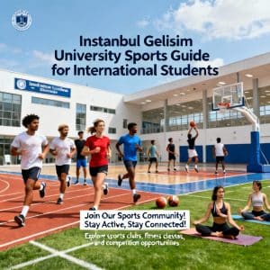 Istanbul Gelişim University sports facilities for foreigners