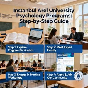 Istanbul Arel University psychology programs step by step