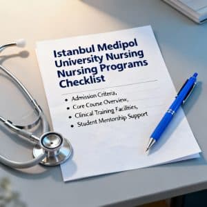 İstanbul Medipol University nursing programs complete checklist