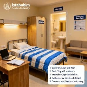 Istanbul Gelişim University dormitories guide complete checklist