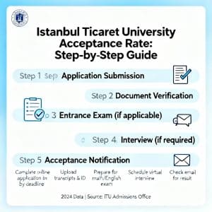 Istanbul Ticaret University acceptance rate step by step