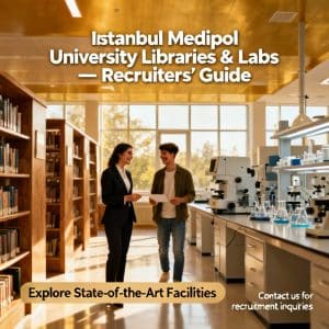 İstanbul Medipol University libraries and labs for foreigners