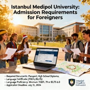 İstanbul Medipol University admission requirements for foreigners