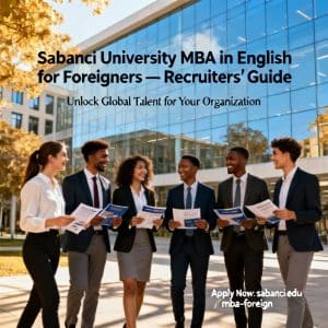 Sabancı University MBA in English for foreigners