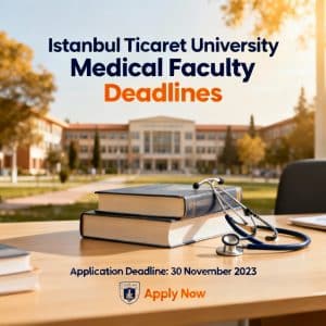 Istanbul Ticaret University medical faculty admission updated deadlines