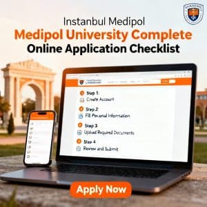 İstanbul Medipol University how to apply online complete checklist