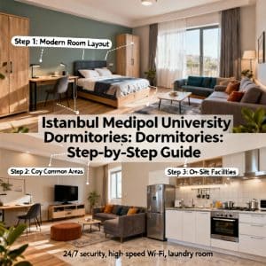 İstanbul Medipol University dormitories guide step by step