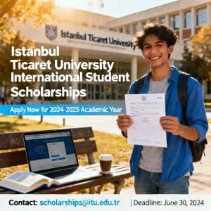 Istanbul Ticaret University scholarships for international students in English