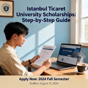 Istanbul Ticaret University scholarships for international students step by step