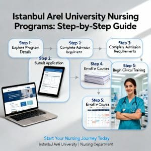 Istanbul Arel University nursing programs step by step